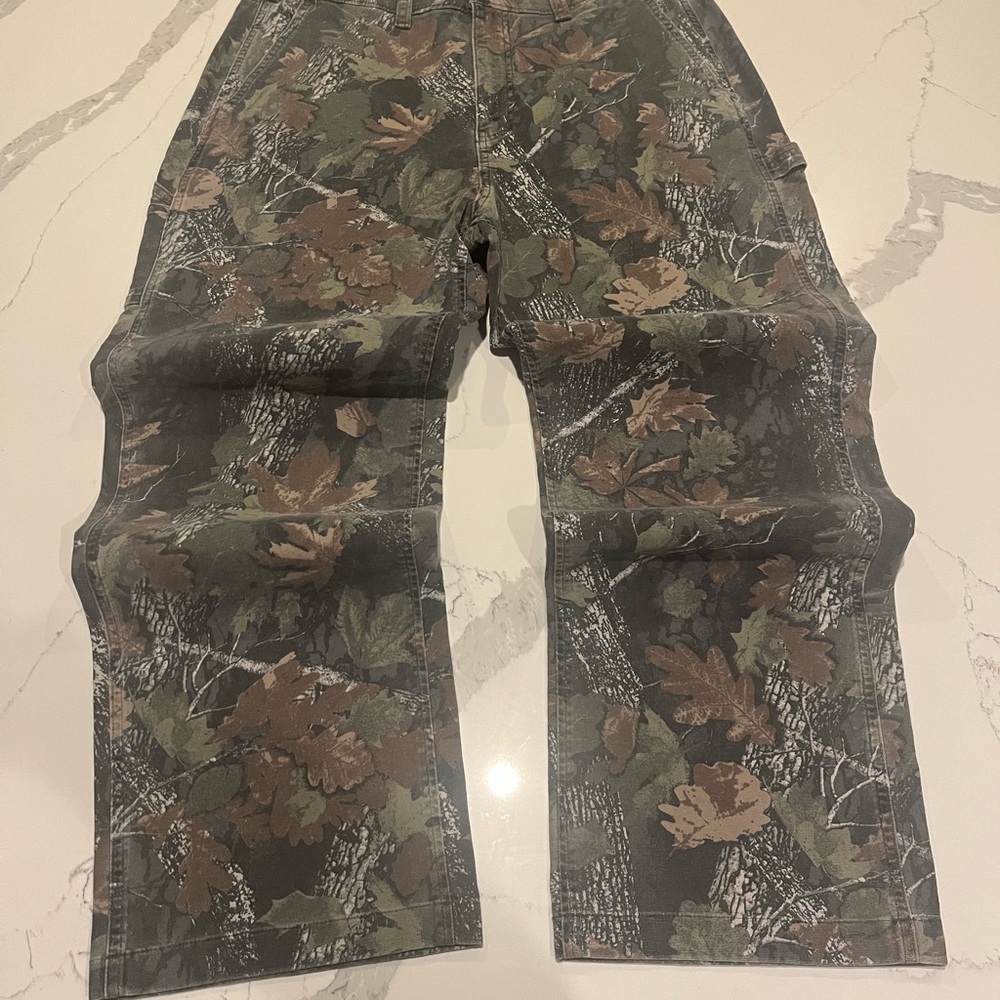 Abercrombie & Fitch Multicolor Camouflage Pants